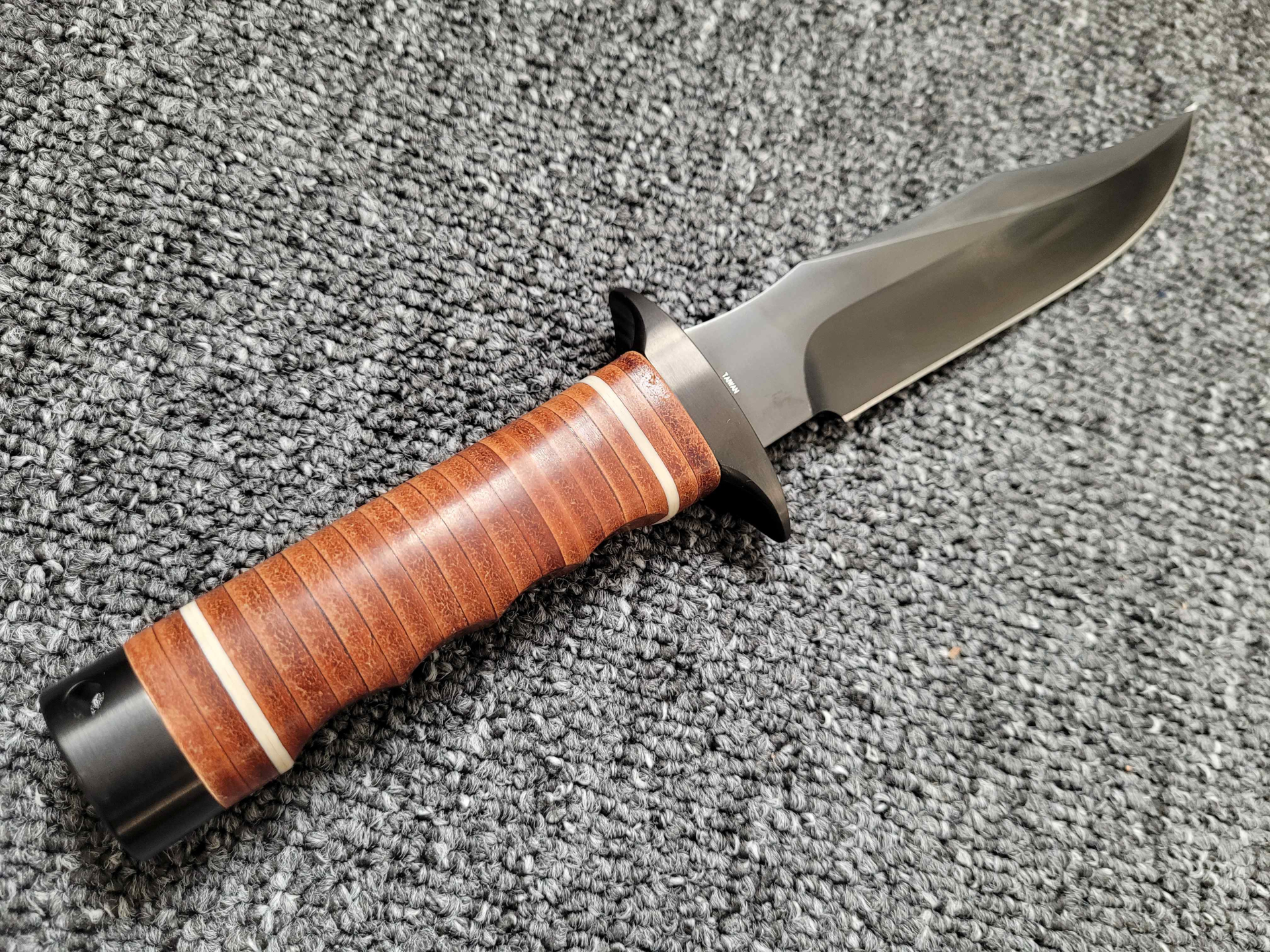 SOG Bowie 2.0 (S1T-L), Messer, neu, Ledergriff/Lederscheide. „Vietnam Bowie“ – Bild 4