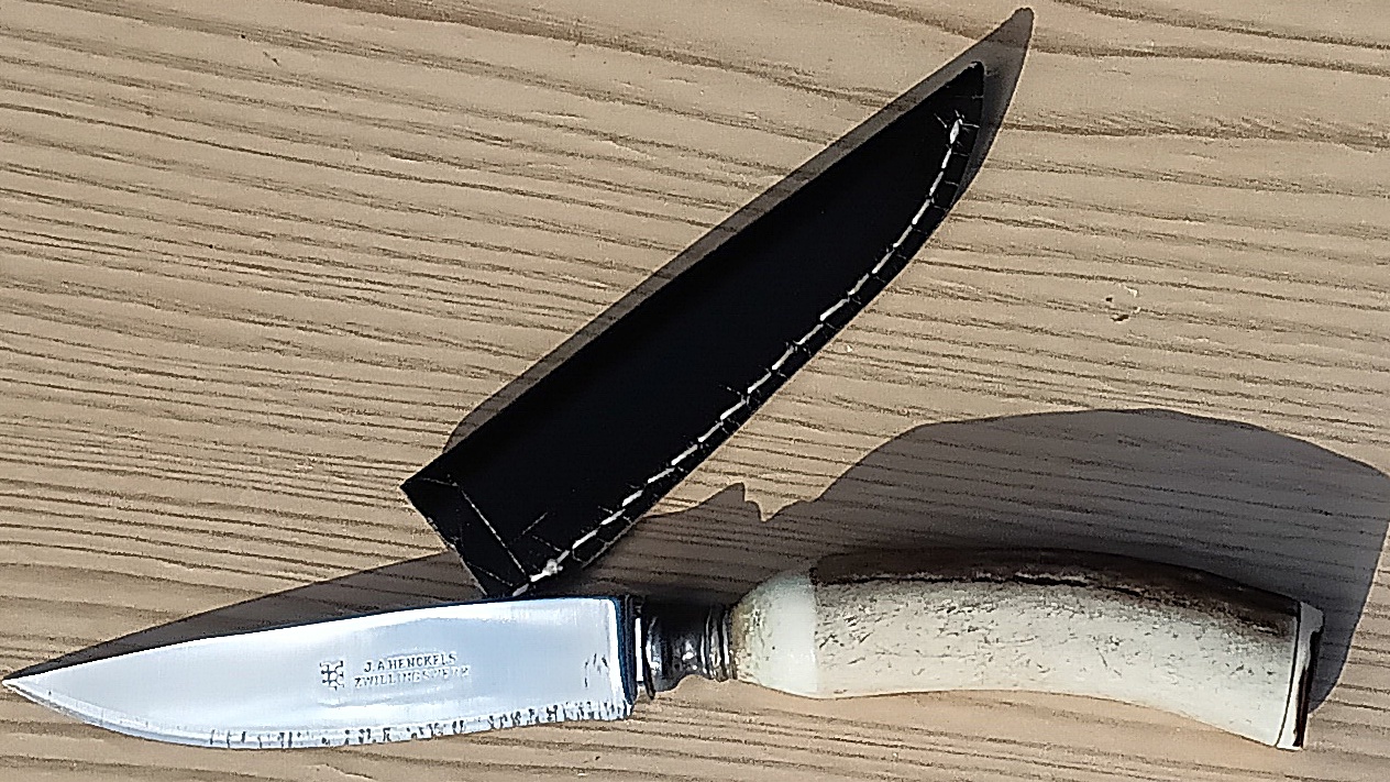Jagdmesser Hirschhorn gebr. – stampa 1