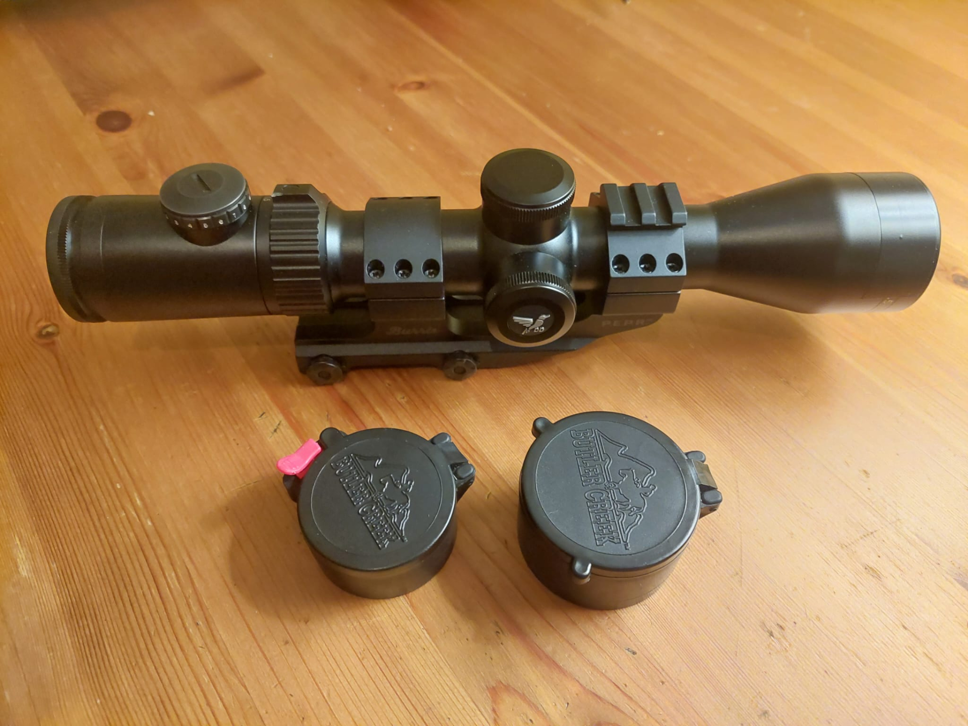 DDoptics 1,5-6x42 Nachtfalke | Gen. 3 | Abs. 4LP & Burris AR-P.E.P.R. Quick-Release Montage – Bild 1