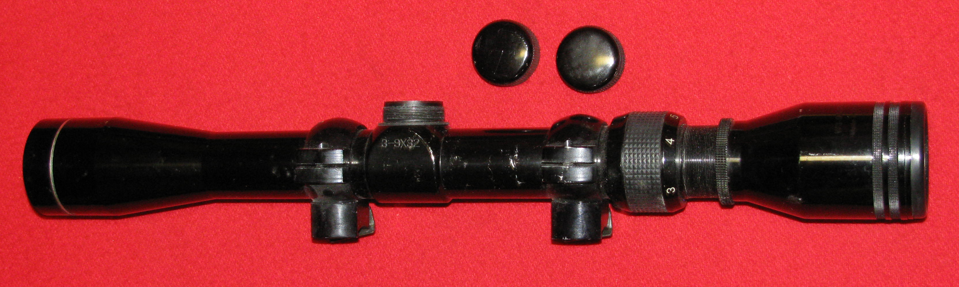 ZF / Zielfernrohr, ein tasco 3 - 9 x 32 mit dem Absehen Duplex und 10 / 11mm Montage – Bild 1