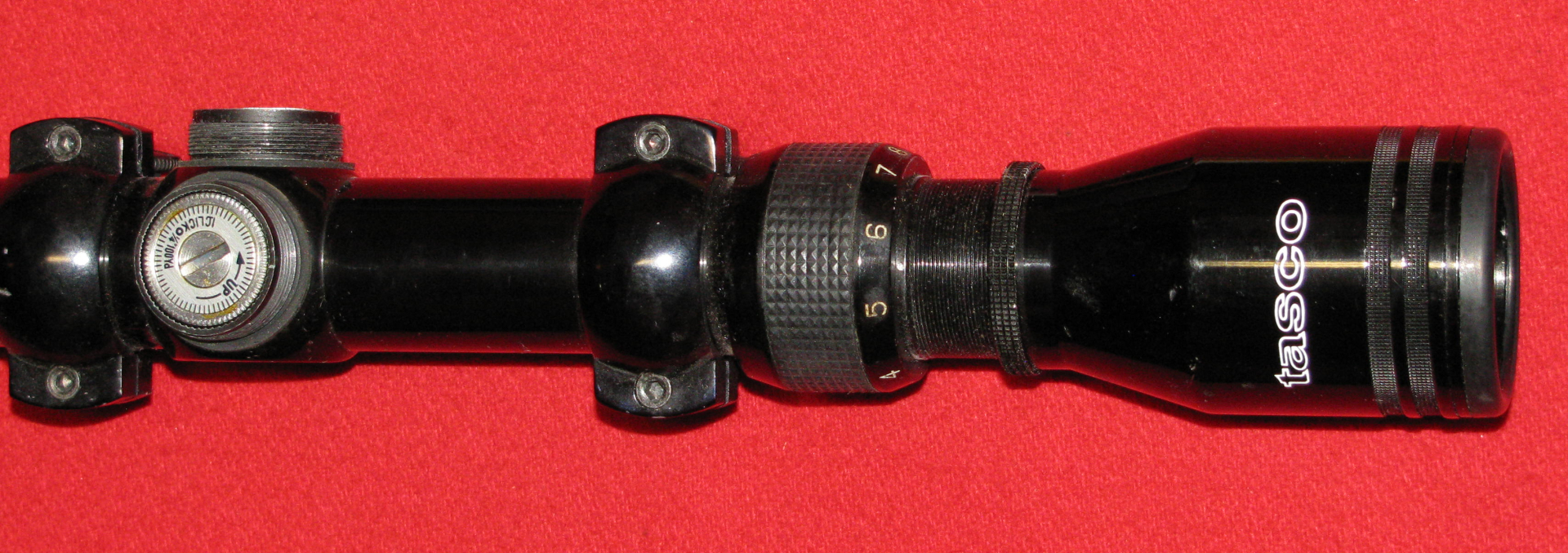 ZF / Zielfernrohr, ein tasco 3 - 9 x 32 mit dem Absehen Duplex und 10 / 11mm Montage – Bild 3