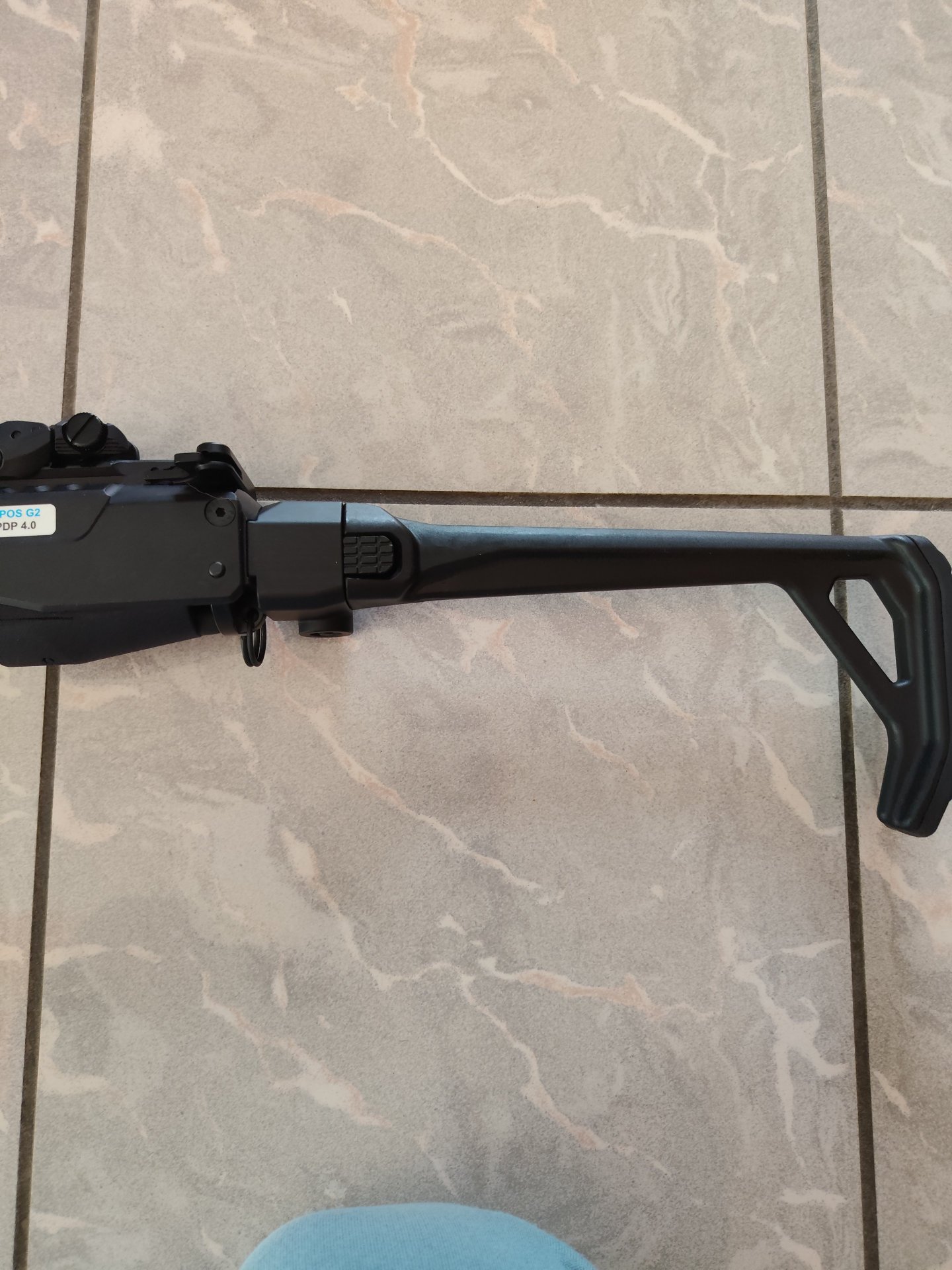 Anschlagschaft FAB Defense KPOS G2 für Walther PDP 4.0 Compact in UZI Style NEU – Bild 6