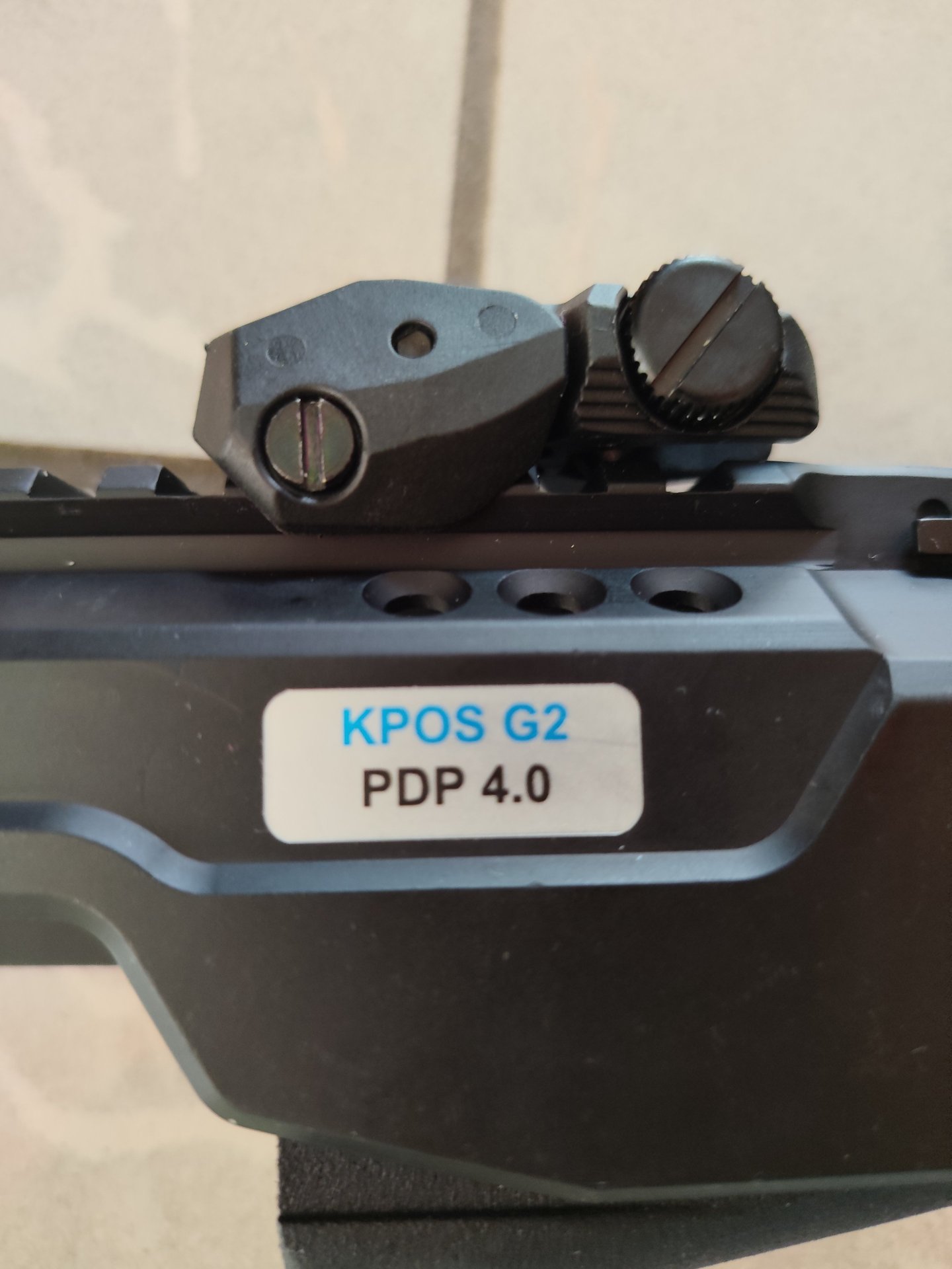 Anschlagschaft FAB Defense KPOS G2 für Walther PDP 4.0 Compact in UZI Style NEU – Bild 3