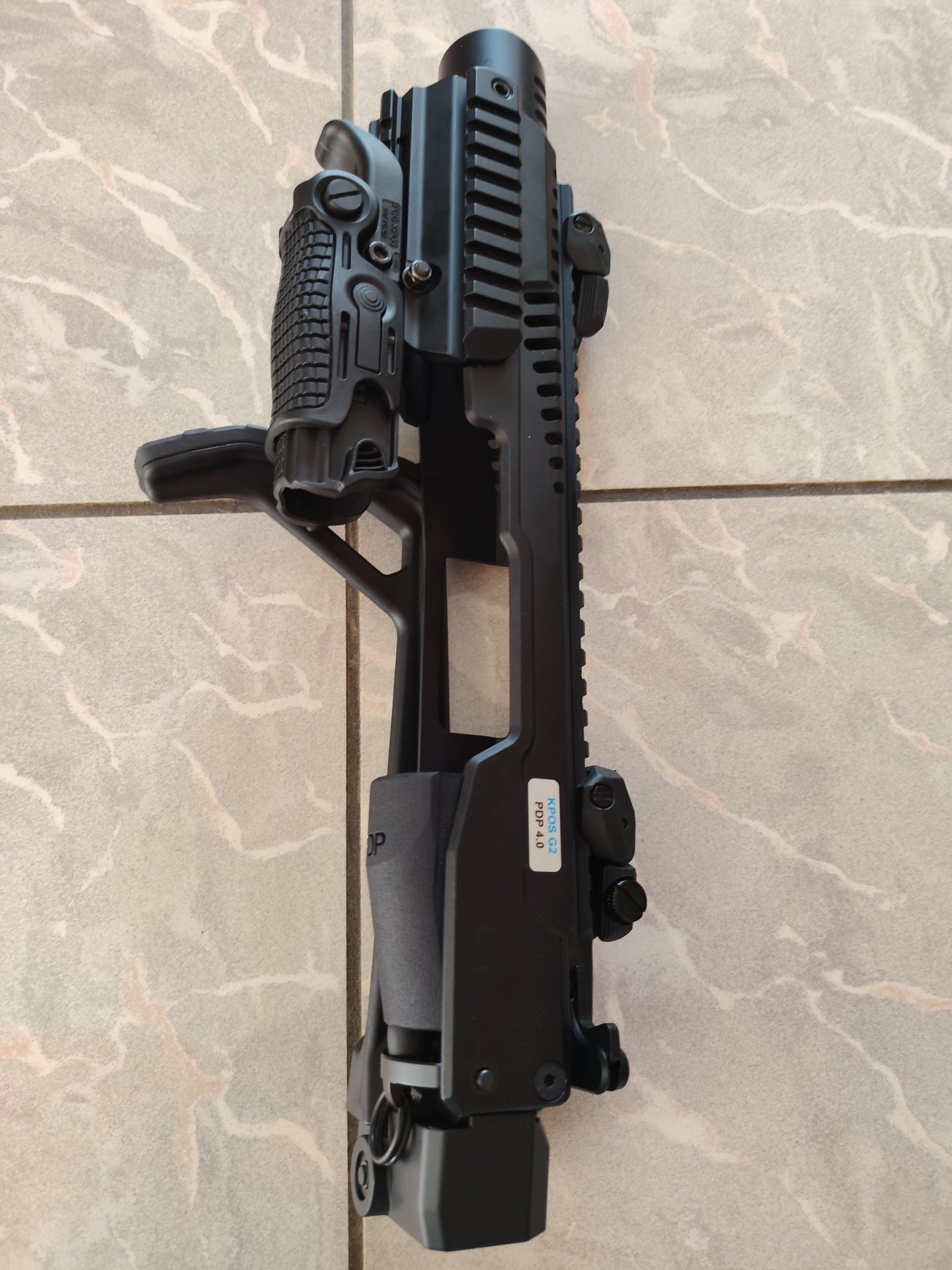 Anschlagschaft FAB Defense KPOS G2 für Walther PDP 4.0 Compact in UZI Style NEU – Bild 5