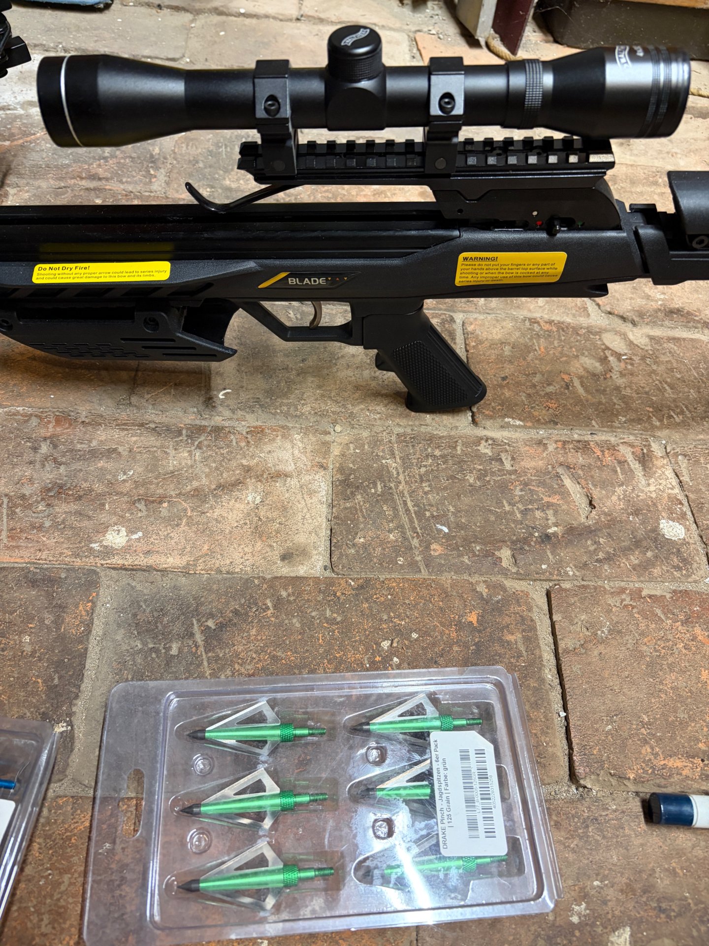 Compound Armbrust Blade 340FPS 175LBS mit 15 Pfeilen 22Zoll und Jagdspitzen – Bild 4