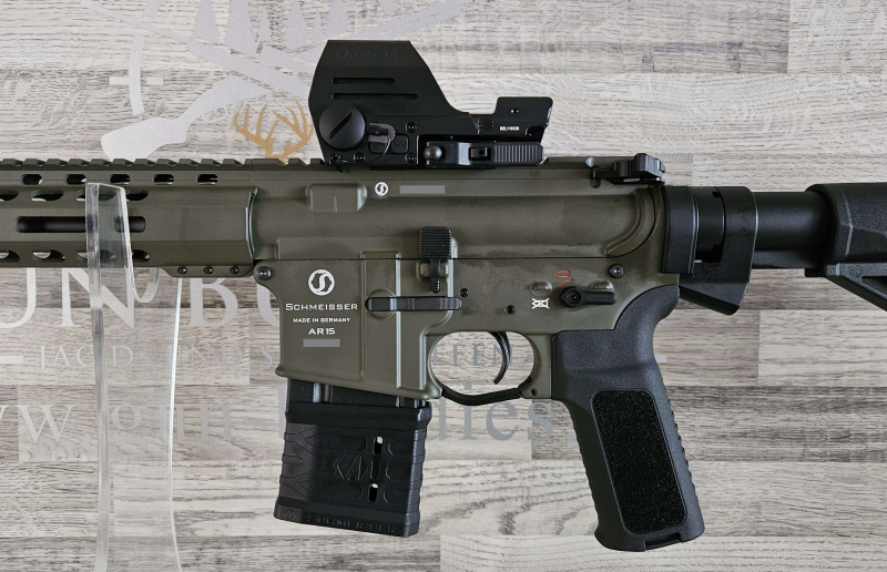 Neuware vom Fachhandel - Schmeisser AR-15 M4FL OD Green 14,5" Kal. .223Rem. - Komplettset – Bild 6
