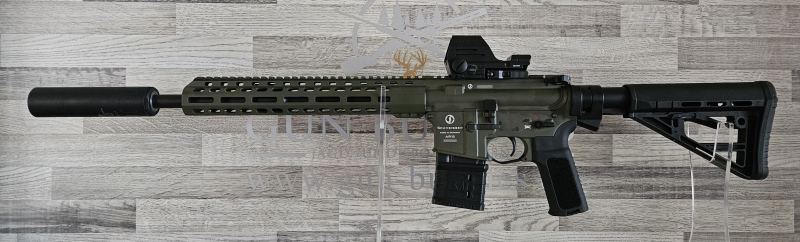 Neuware vom Fachhandel - Schmeisser AR-15 M4FL OD Green 14,5" Kal. .223Rem. - Komplettset – Bild 2