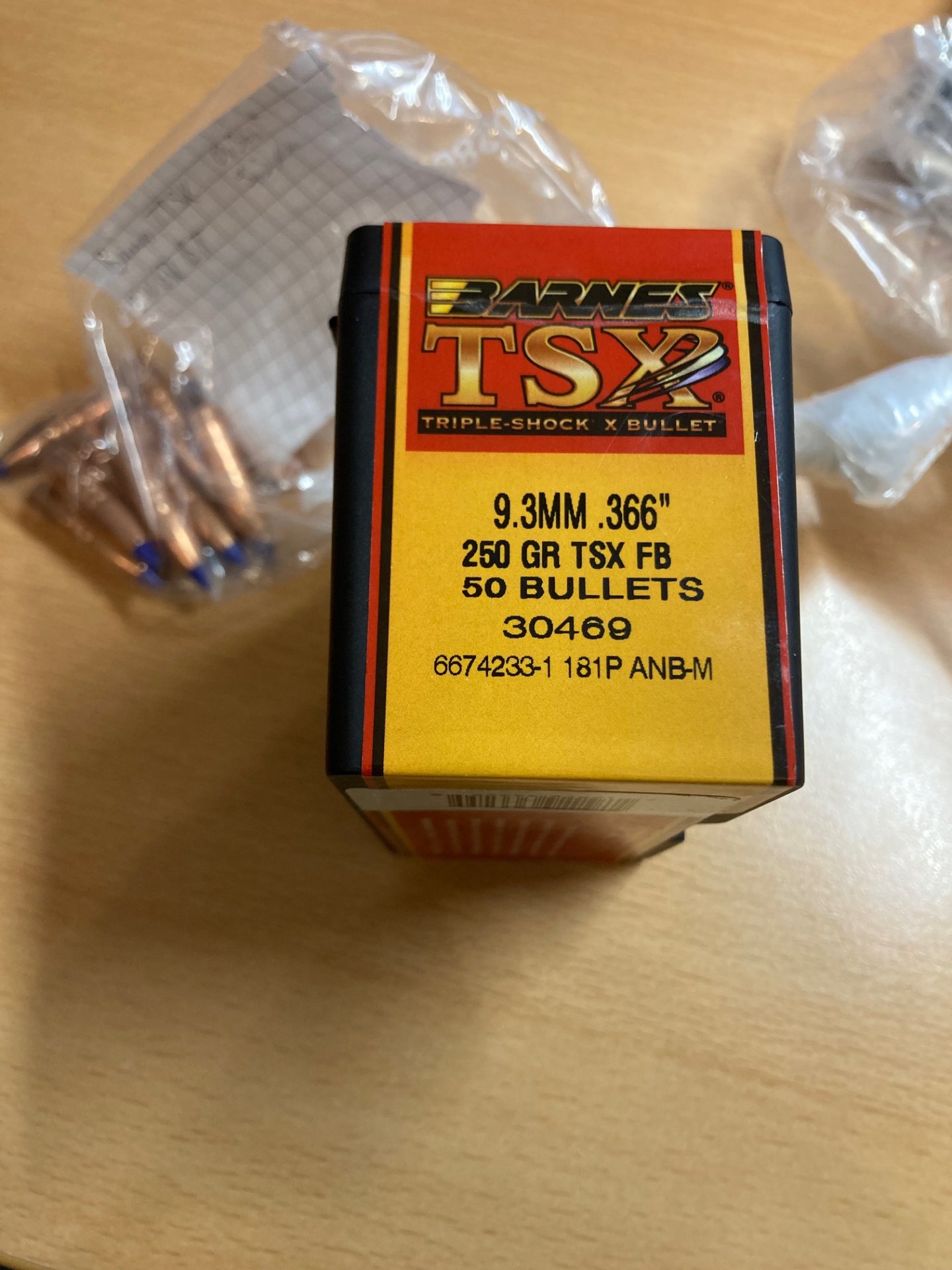 50 Barnes TSX 9,3 .366 250 GR TSX FB – Bild 1