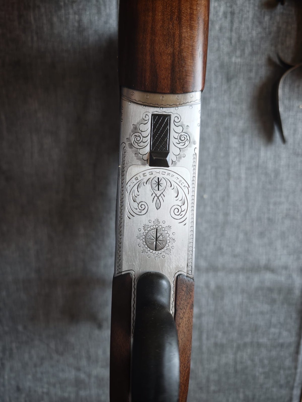 Krieghoff Teck .500NE inkl. Austauschlauf 12/70 Bockdoppelflinte – Bild 3