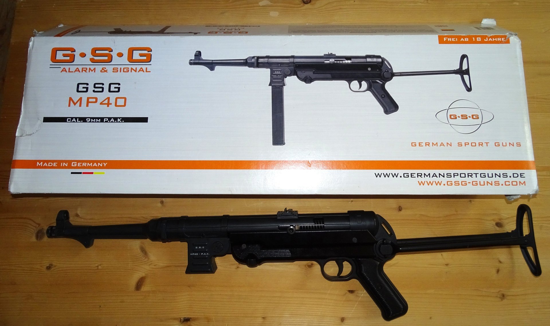 G.S.G Schreckschuss Maschinenpistole 9 mm P.A.K (P18) – Bild 1