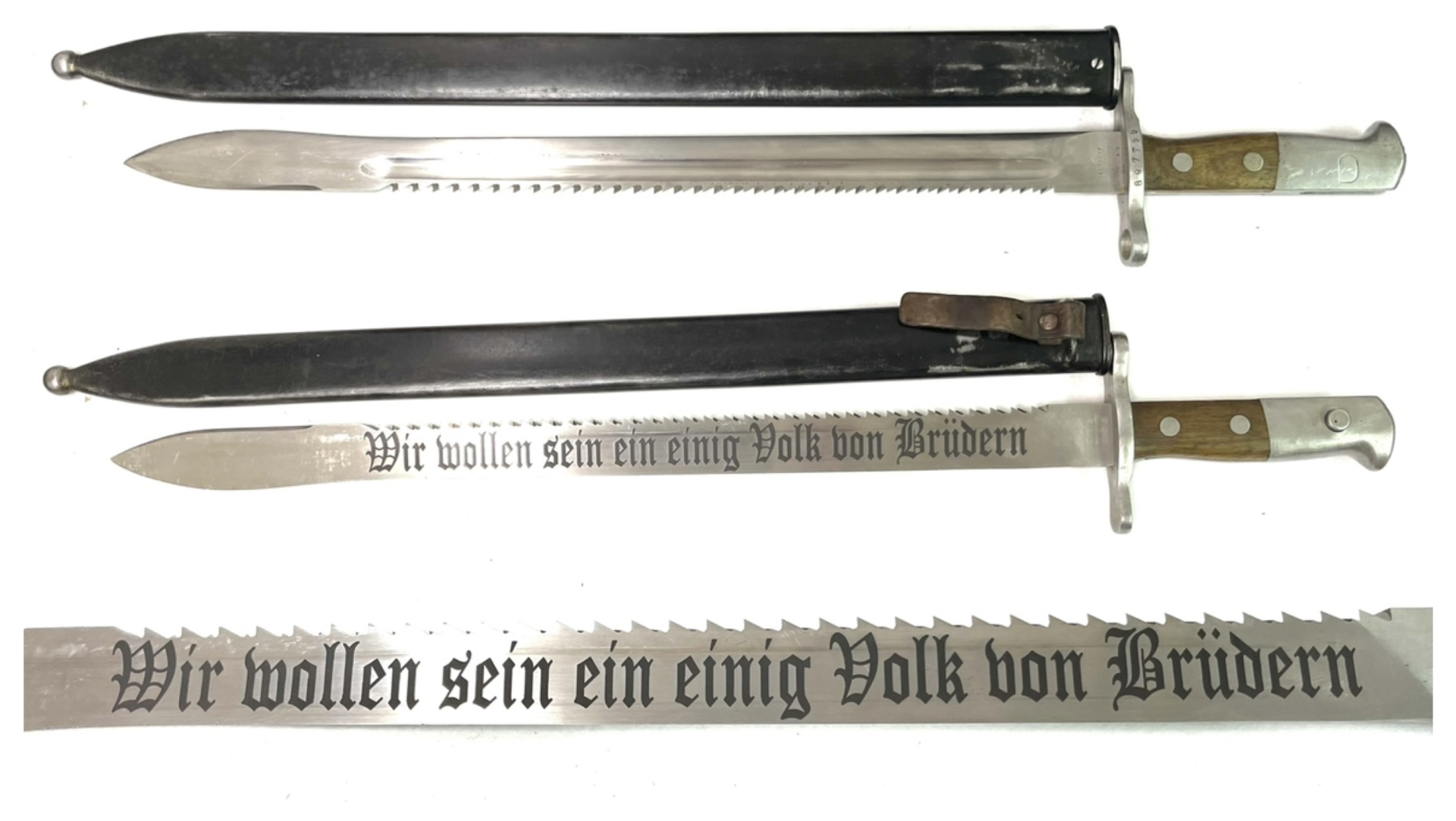Schweizer Pionier-Bajonett / Säge-Bajonett M1914 K31 K11 – Bild 1