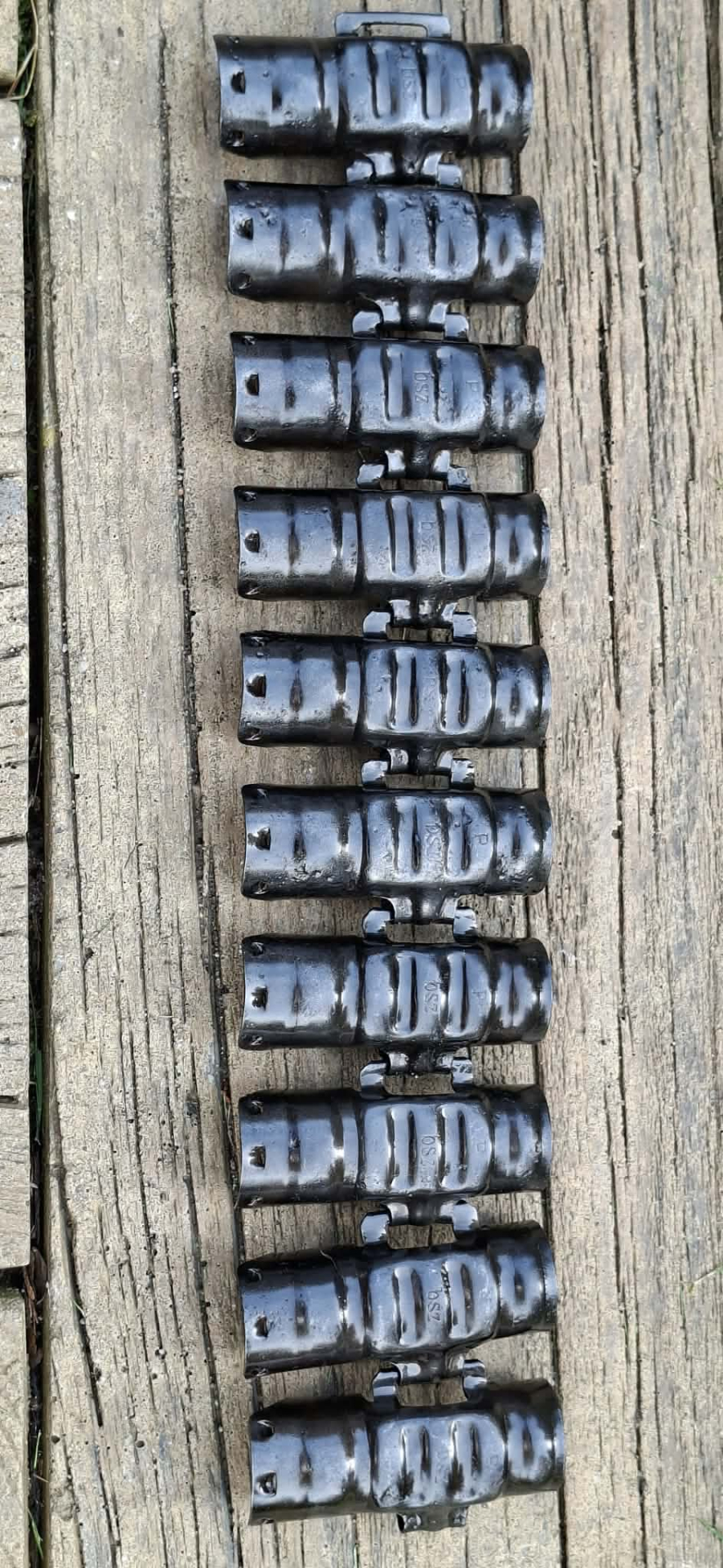10 X Gurt MG 151/15 und MG 151/20 mit Code -BSZ- ORIGINAL WW 2 – Bild 1