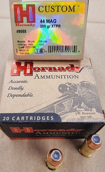 .44Mag/300grs XTP Hornady Custom 20 Stk. #9088# – Bild 1