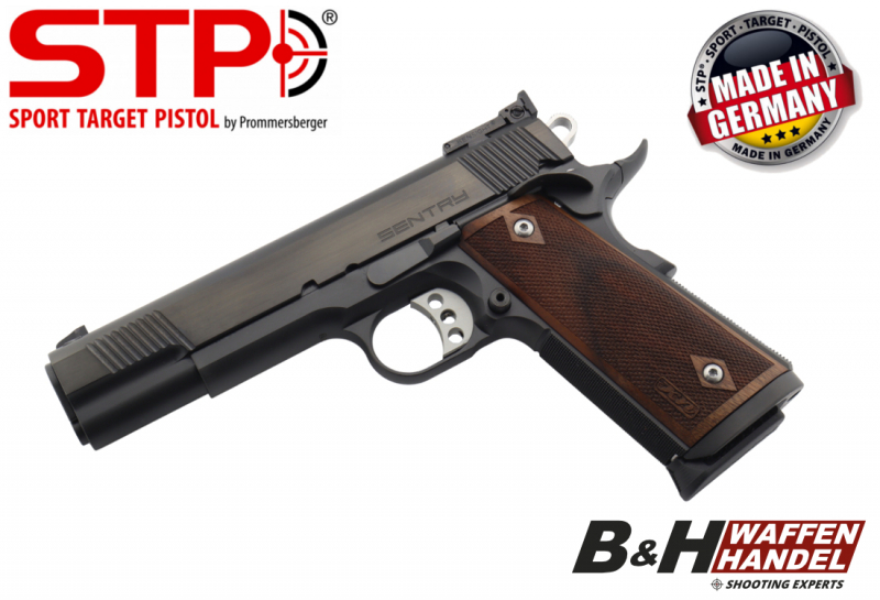 Neu: STP Sentry 5.0 Sportpistole 5 Zoll schwarz 1911 hergestellt in Deutschland by Prommersberger – Bild 1