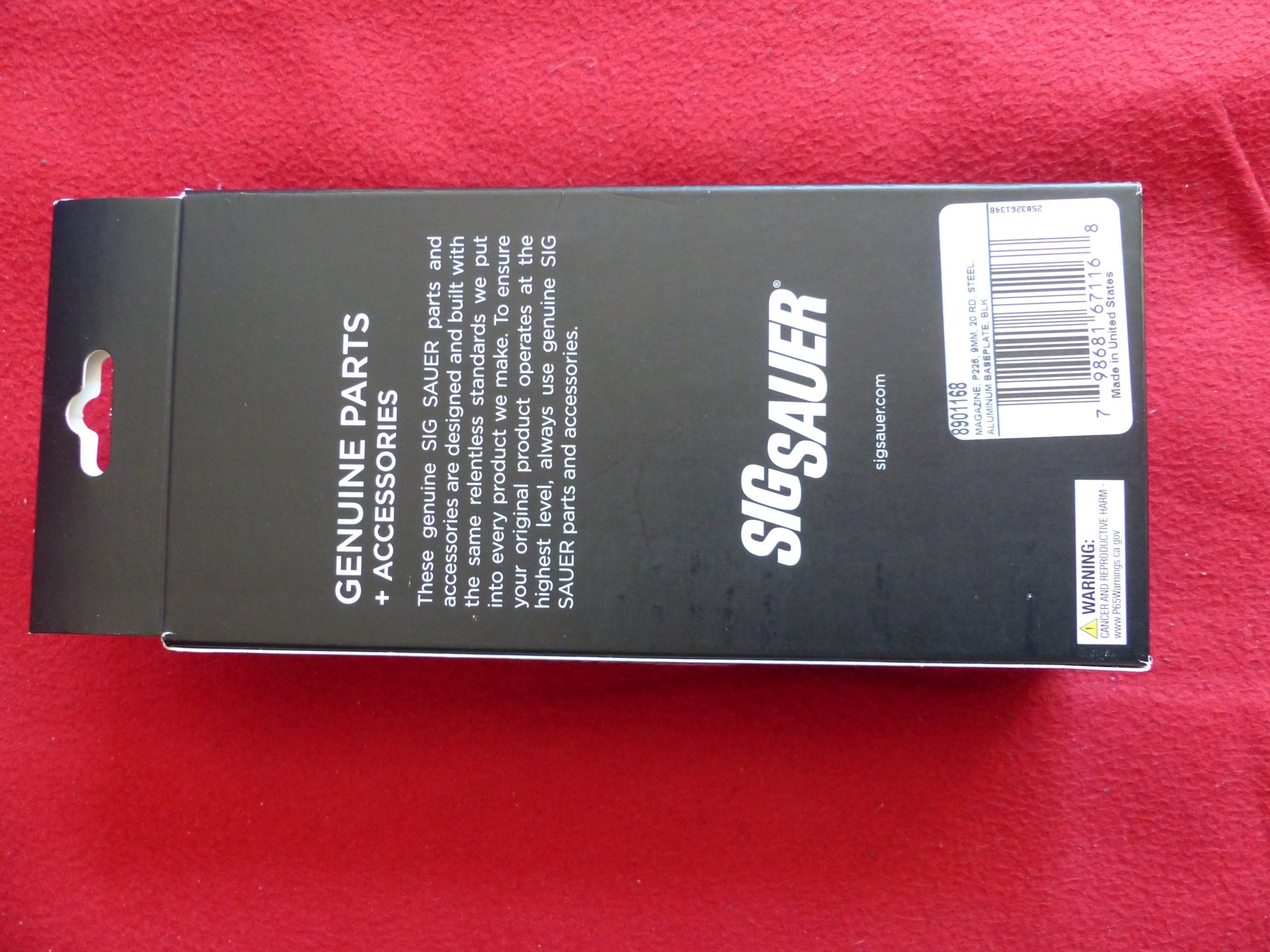 SIg SAUER P226 Magazin mit Aluminium Boden +X Kennzeichnung – Bild 3