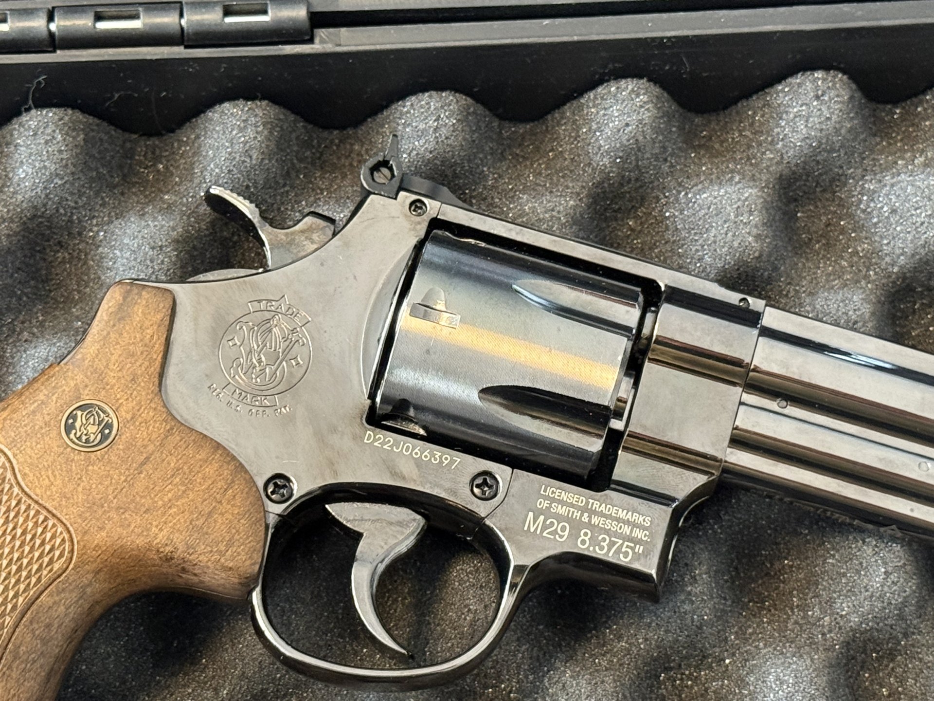 Smith & Wesson M29 8 3/8 Zoll Hochglanzbrüniert Co2-Revolver #004 – Bild 3