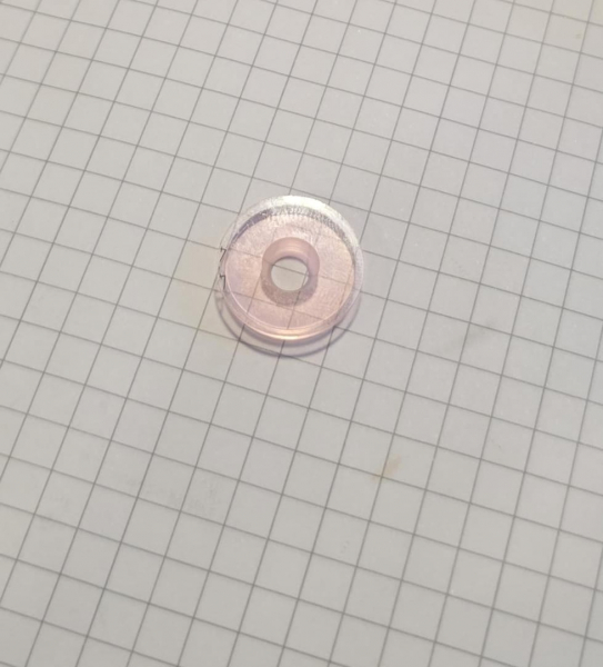 2,6 ANSCHÜTZ Transparent Lochkorn, rosa, M18, Gr. 2,6 – Bild 1