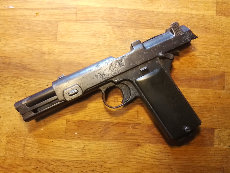 Steyr M 1912, Steyr-Hahn, 9x23, 9mm Steyr, 1918 – Bild 4