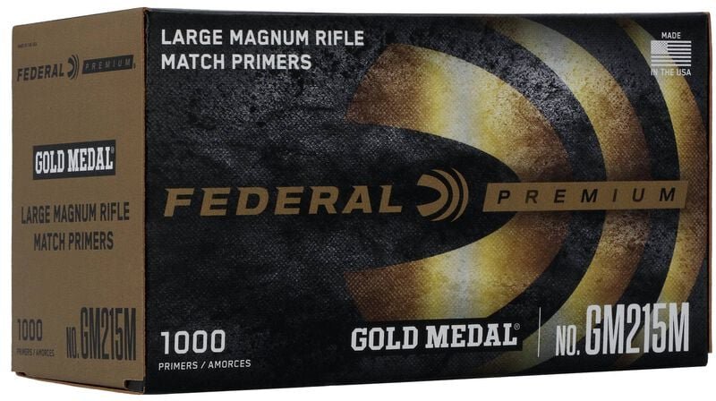 Federal Zündhütchen Gold Medal Nr.215M Large Rifle Magnum - 5000St. – Bild 1