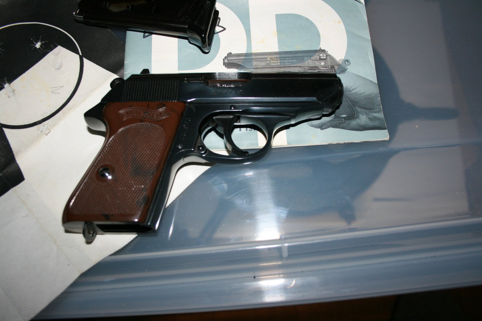 Walther PPK 7,65mm .32 Auto sehr guter Zustand mit Holster, Zubehör in OVP – Bild 3