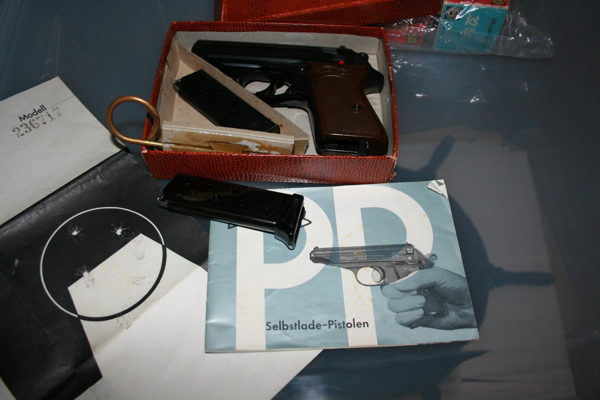 Walther PPK 7,65mm .32 Auto sehr guter Zustand mit Holster, Zubehör in OVP – Bild 2