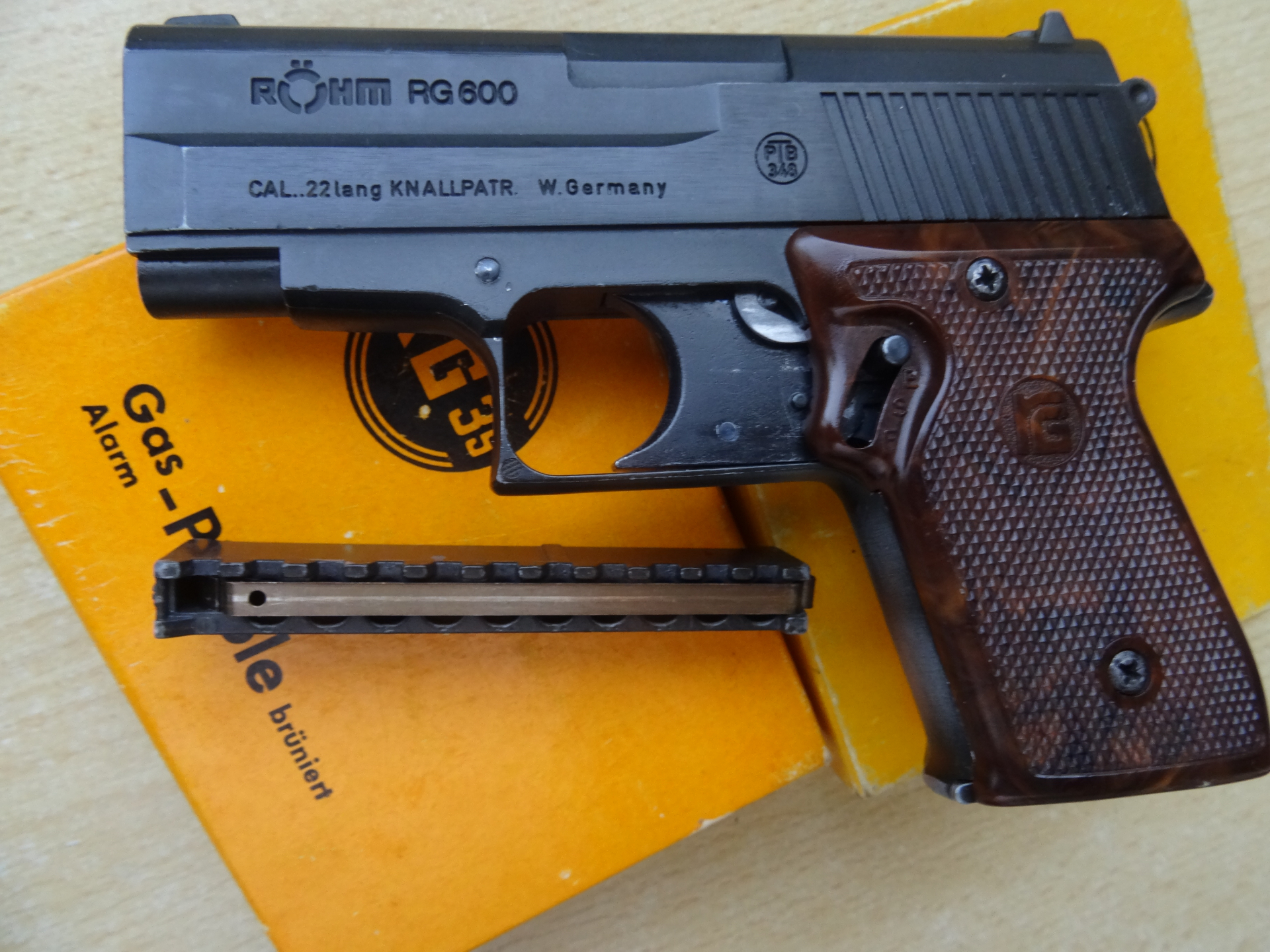 Röhm RG 600-Kal.22 lang-Beschuß- 1991-Top – Bild 1