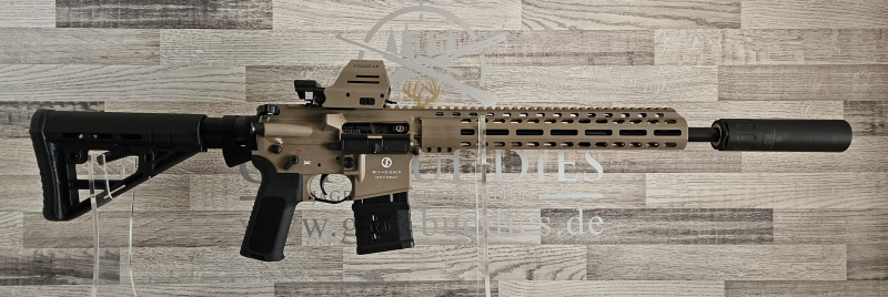 Neuware vom Fachhandel - Schmeisser AR-15 M4FL FDE 14,5" Kal. .223Rem. - Komplettset – Bild 1