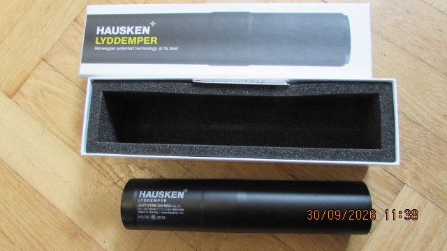 Hausken Schalldämpfer, JD224 MK II-5XTRM für Kal. .30 (.30-06) M15x1 – Bild 1