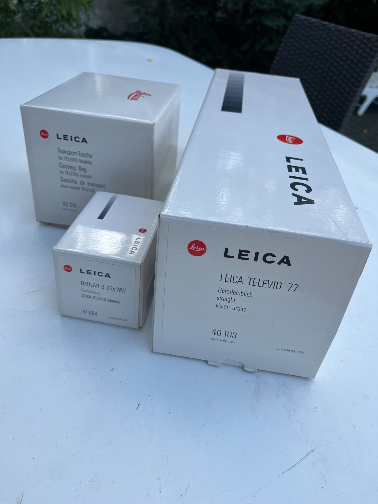 Leica Spektiv Televid 77 Geradeauseinblick mit Okular B32xWW, neuwertig mit Umkarton – Bild 1