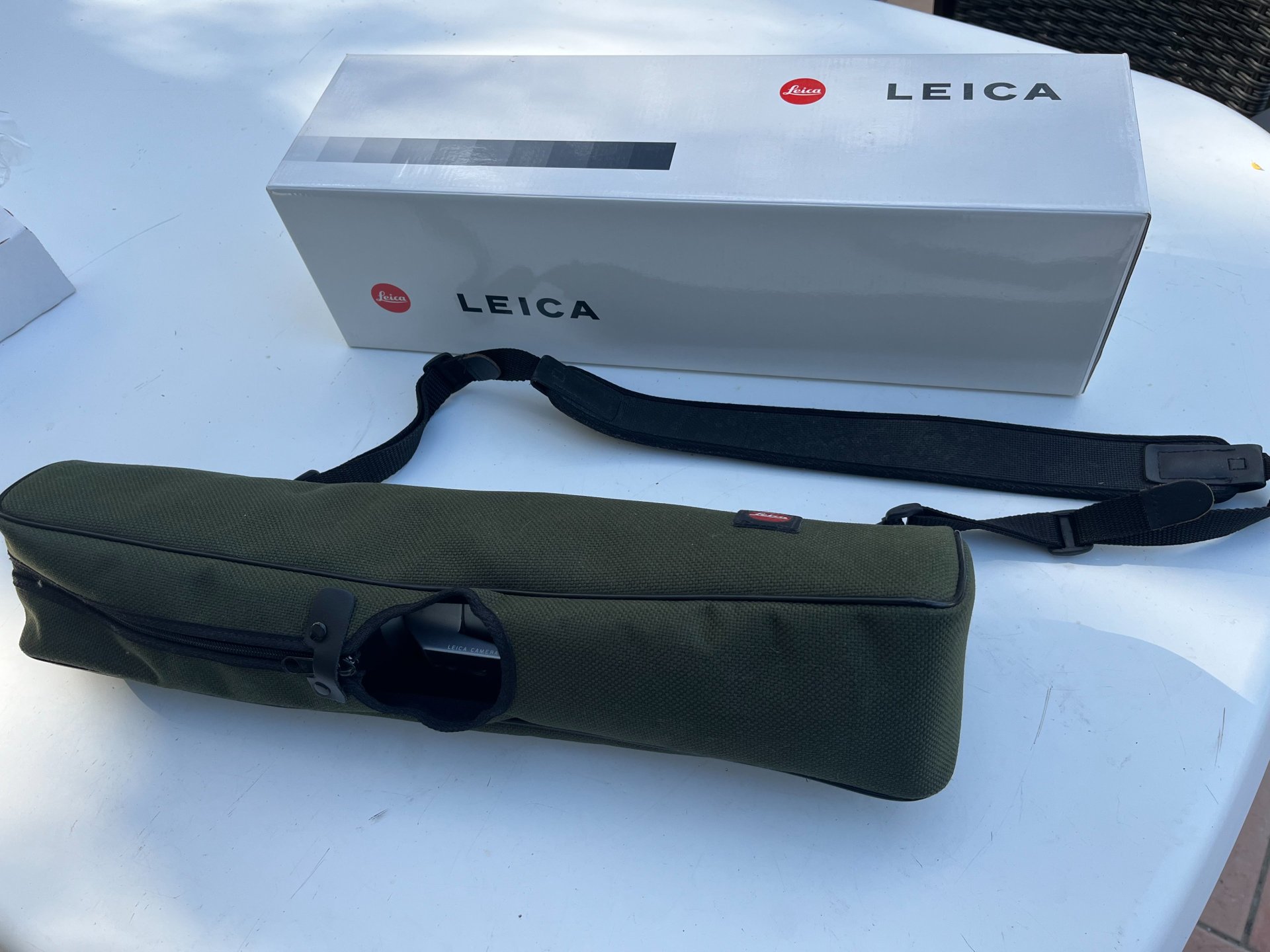 Leica Spektiv Televid 77 Geradeauseinblick mit Okular B32xWW, neuwertig mit Umkarton – Bild 5
