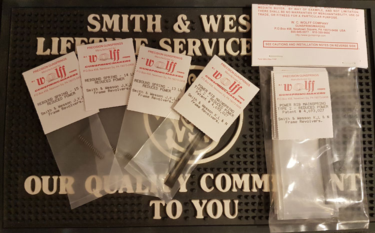 @ WOLFF Custom Tuning Federsatz für S&W Revolver K-L-N Rahmen Smith & Wesson 686 586 629 617 66 etc@ – Bild 1