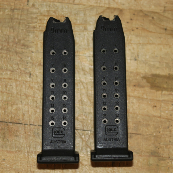 original 2x GLOCK 19 G26 MAGAZIN 15 SCHUSS 9mmPara LUGER 9x19 – Bild 2