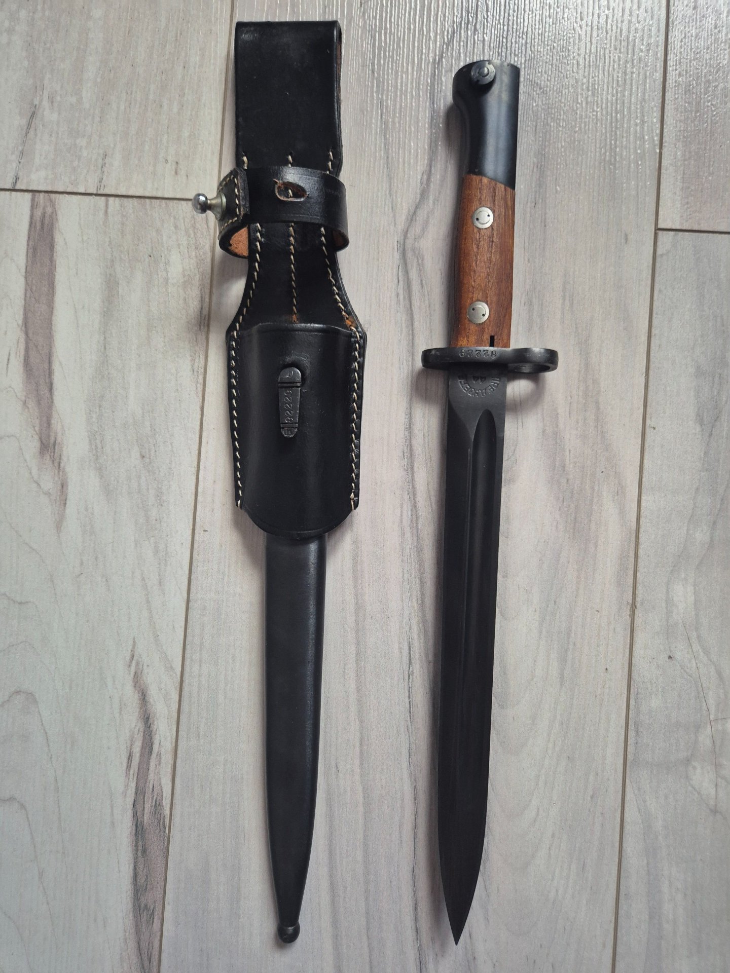 Jugoslawisches Messerbajonett - Modell M1948 - Nummerngleich- Top – Bild 1