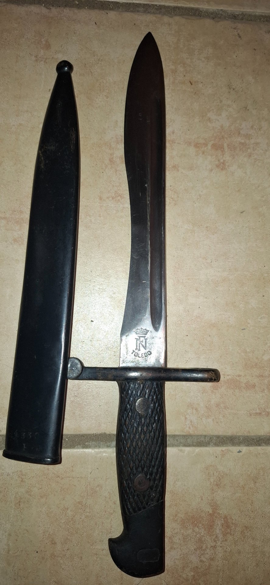 Spanien Bajonett FN Toledo, spanisches Seitengewehr – Bild 1