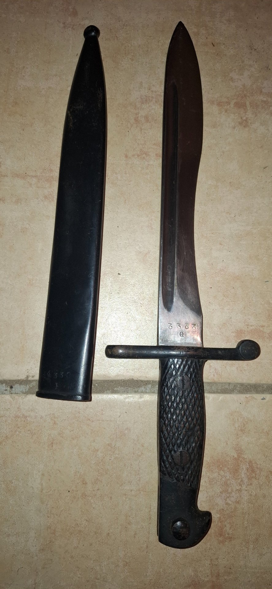Spanien Bajonett FN Toledo, spanisches Seitengewehr – Bild 2