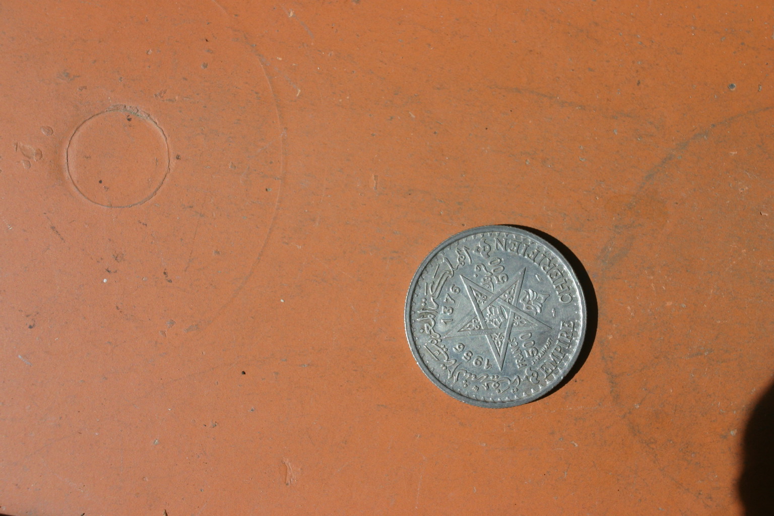 Silbermünze 500 Franc Marokko Mohamed V v 1956 – Bild 2