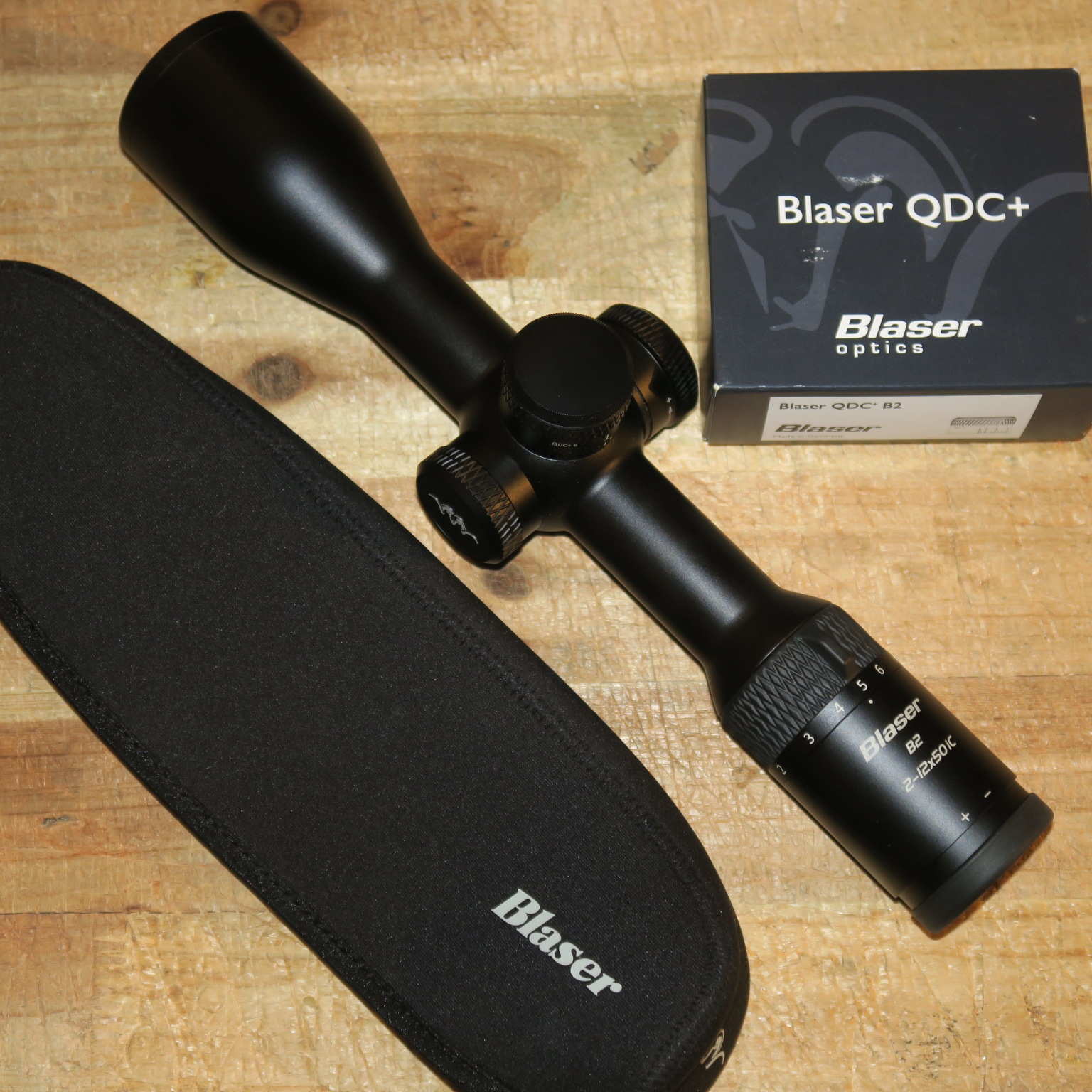 original BLASER B2 2-12x50 iC mit LEUCHTABSEHEN und QDC + INNESCHIENE zeiss swarovski – Bild 1