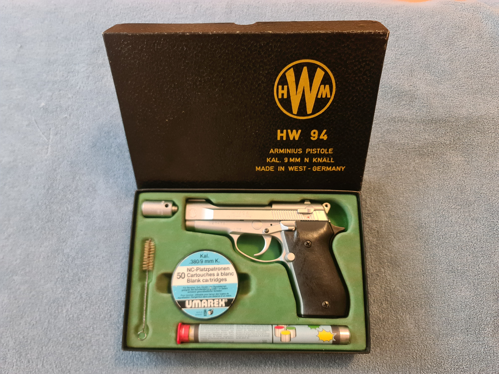 Weihrauch HW94 - Stainless - , Full-Set mit OVP, PTB 467, Beschuss 1992 – Bild 1
