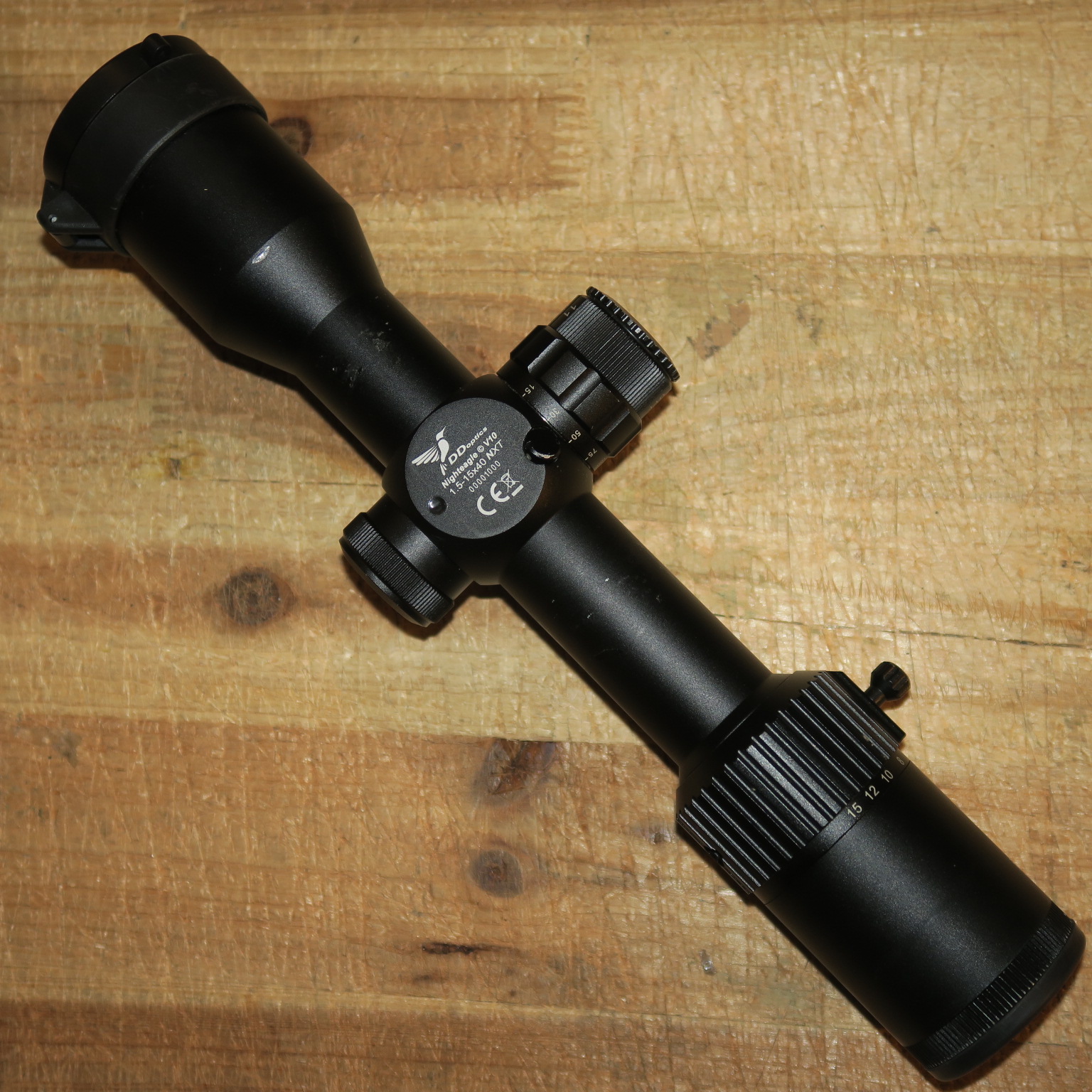 original DDoptics NIGHTEAGLE V10 1,5-15x40 NXT LEUCHTABSEHEN für 30m RINGMONTAGE zeiss swarovski – Bild 3