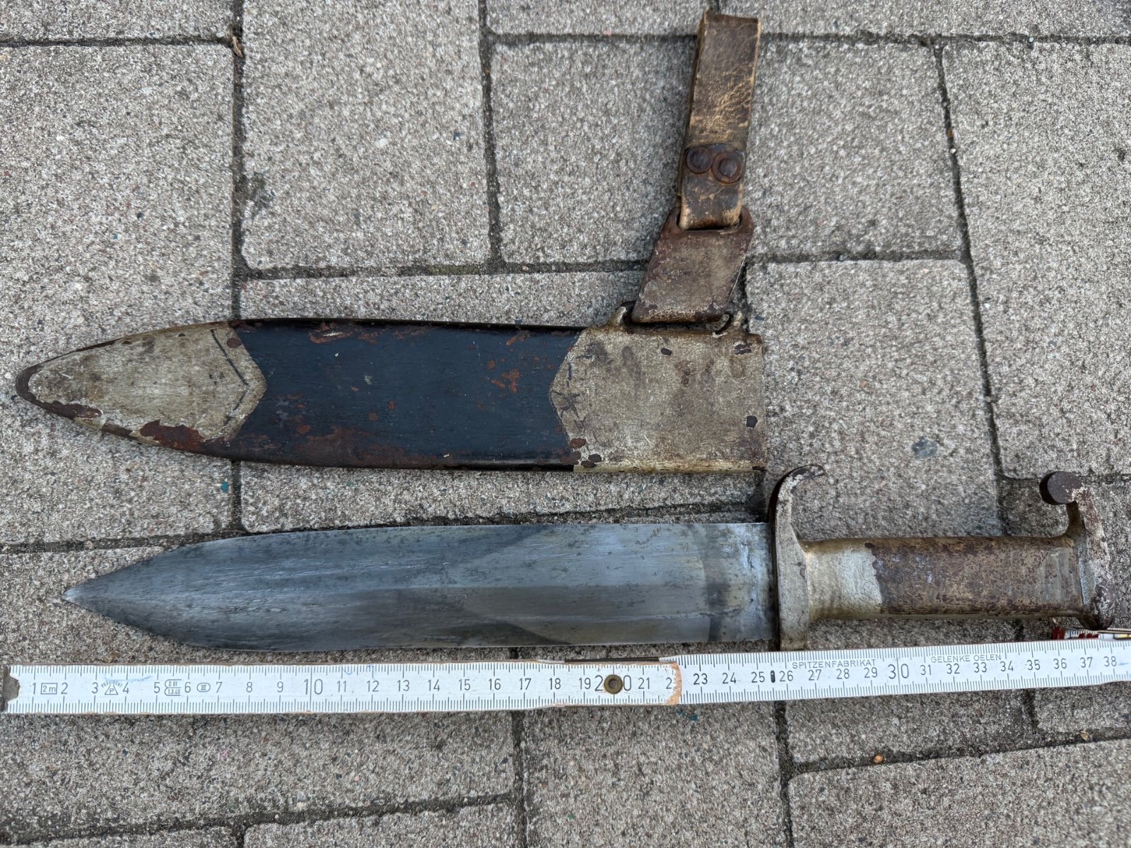 Altes Dolch Hauer Schwert 19 Jhd – Bild 2
