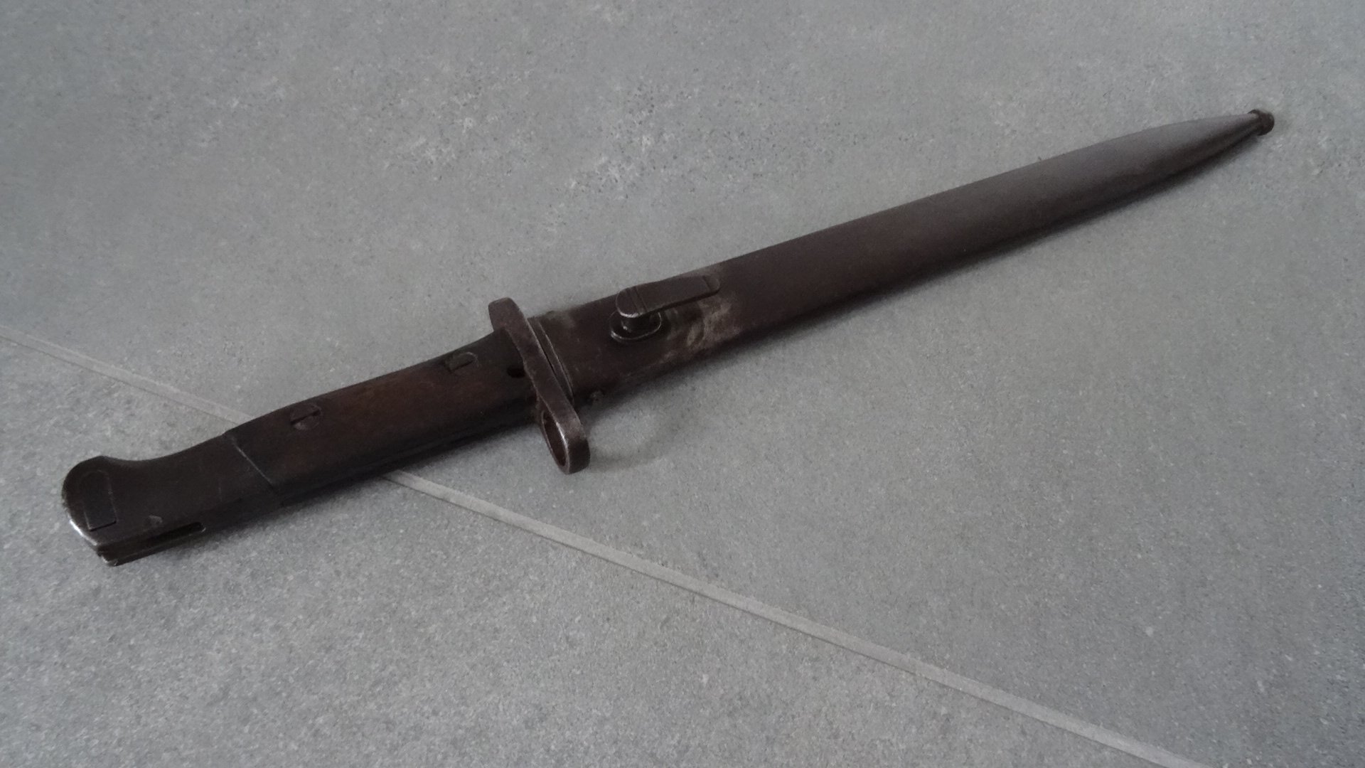 Bajonett M1904 Simson & Co Suhl Thüringen , für Mauser Gewehr G98 ......? – Bild 2