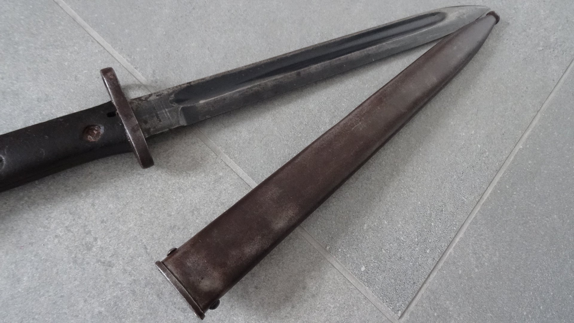 Bajonett M1904 Simson & Co Suhl Thüringen , für Mauser Gewehr G98 ......? – Bild 4