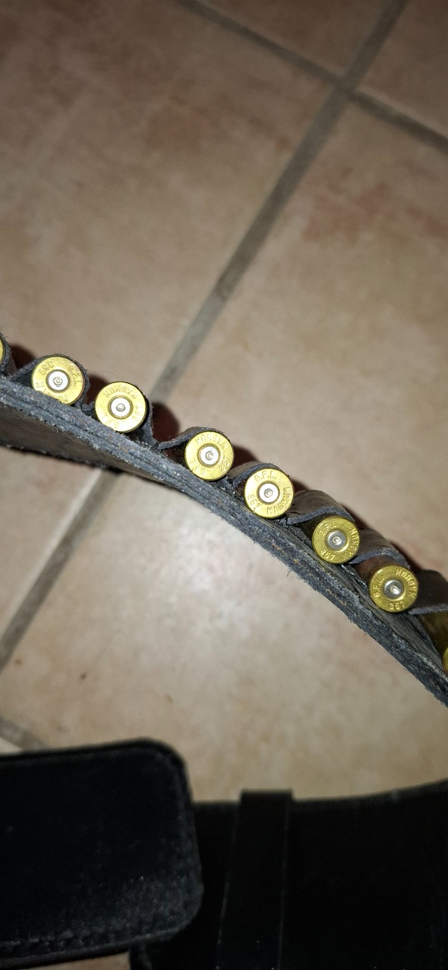 Western Holster mit Dekopatronen .357 Mag gebraucht – Bild 3