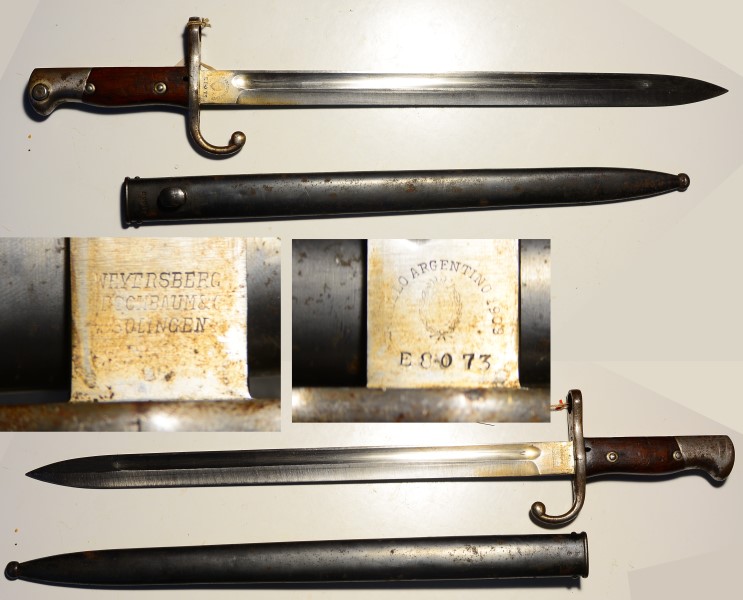 argentinisches Bajonett Modell 1909 – Bild 1