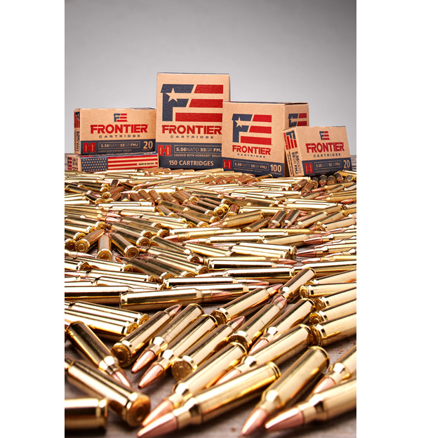 HORNADY FRONTIER .223 REM 55GR HP Match 500 Schuss – Bild 1