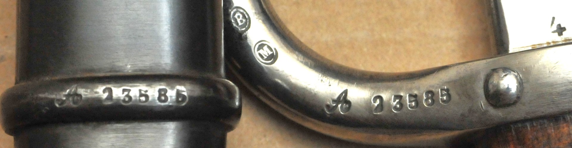Französisches 1874 Bajonett Nr 2 nummerngleich – Bild 3