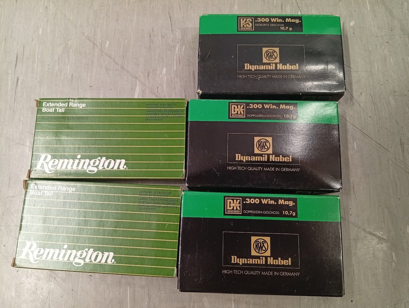 .300Win.Mag. 100 Schuss RWS und Remington KS DK und Extended Range – Bild 1