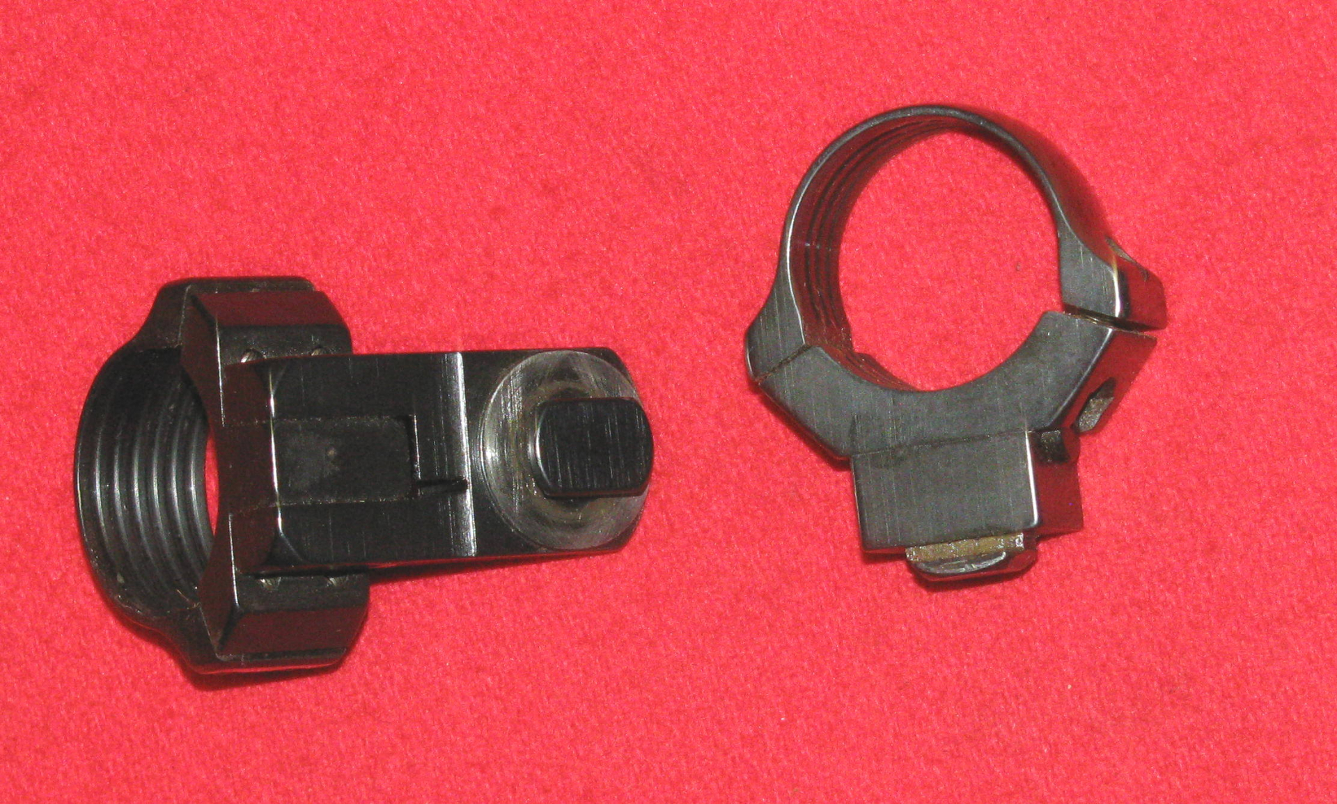 Zwei Stahl Montageteile für ZF / Zielfernrohr mit 26mm Rohrdurchmesser – Bild 1