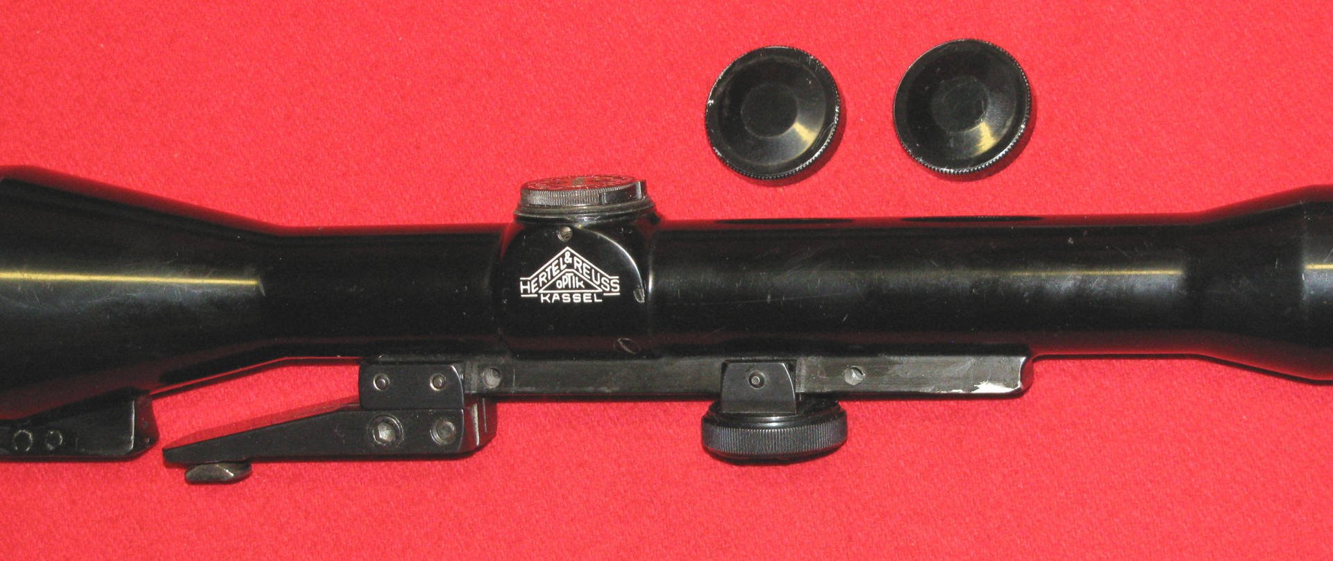 ZF / Zielfernrohr, ein HERTEL & REUSS KASSEL Macro - Ziel 6 x 46 mit dem Absehen Duplex / Montagetei – Bild 2