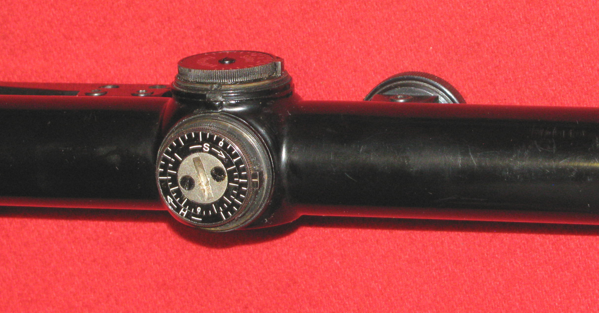 ZF / Zielfernrohr, ein HERTEL & REUSS KASSEL Macro - Ziel 6 x 46 mit dem Absehen Duplex / Montagetei – Bild 4